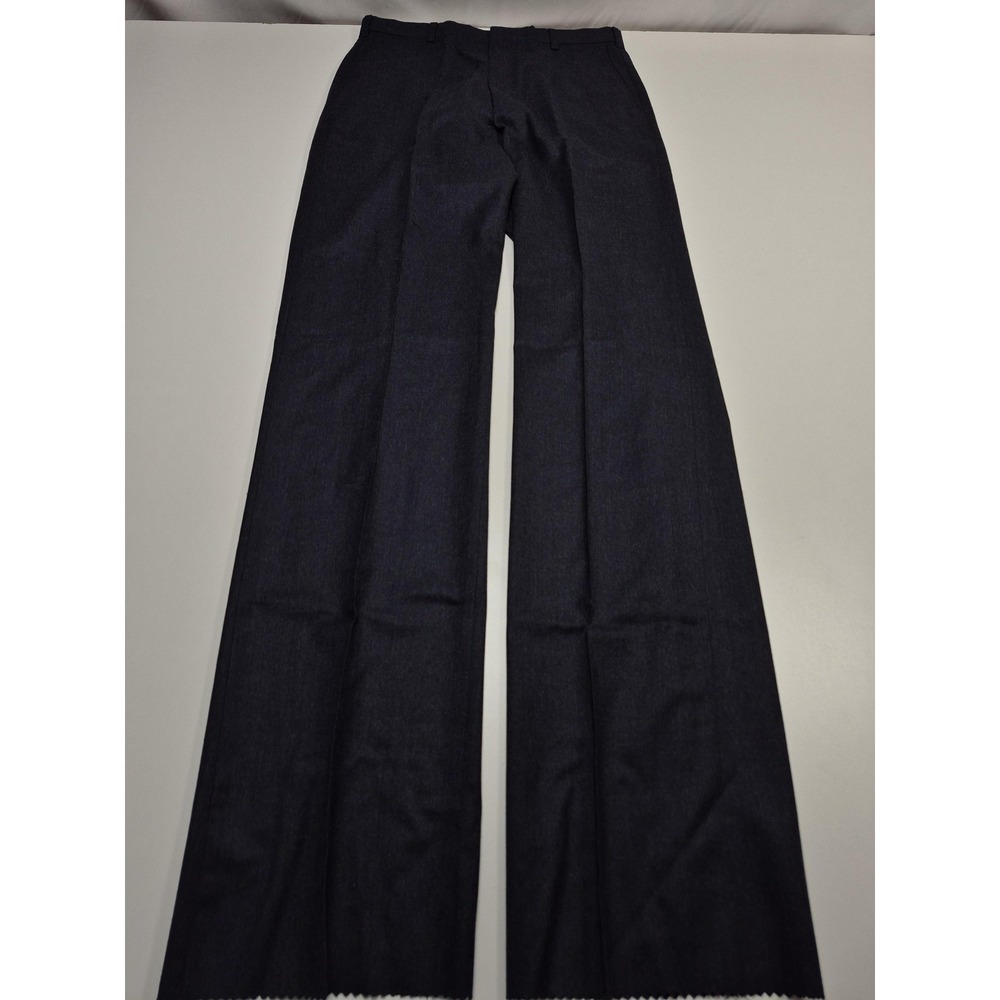 Jaymar Dress Pants Mens 32x36 Gray Wool Flat Front Straight Classic Unhemmed NWT
